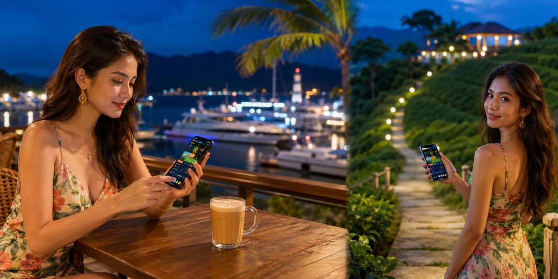 Pengguna dewasa Malaysia mengakses platform dadu dengan selamat di Langkawi